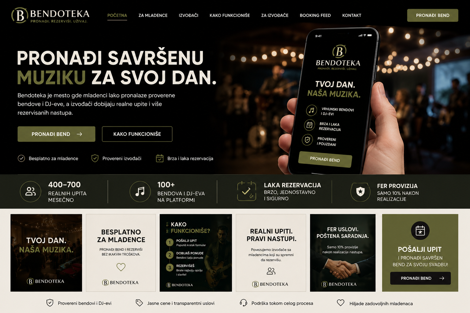 Bendoteka platforma na telefonu